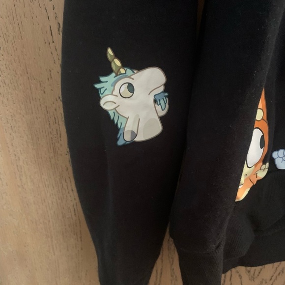 Kids Bluey Black Sweatshirt - Picture 5 of 7